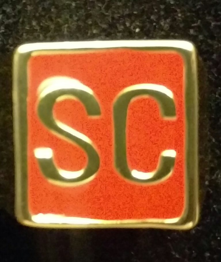 RING SC Initial Gold Plated