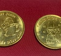 Coin & Tokens- I Met Santa / Elf Wish Coin