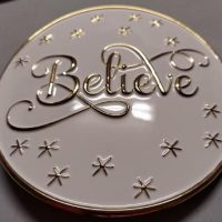 Buckle- Believe- White