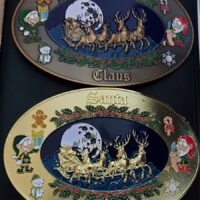 Buckle-Santa Claus Buckle Antique