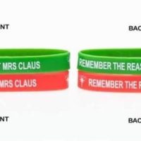 Silicone Bracelet- Mrs. Claus- Remember the Reason for the Season