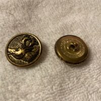 Button- Reindeer Head 3/4 inch