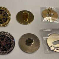 Button Large Snowflake Removable Style