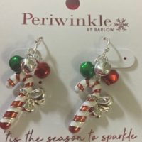 Earrings - Candy Cane
