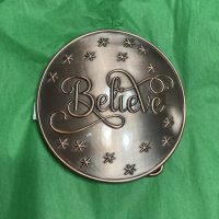 Buckle- Believe- Antique Copper