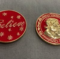 Challenge Coin/Token - Red Believe