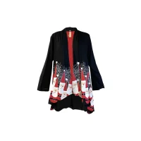Kimono - Bowling Santa Pin Head - Black